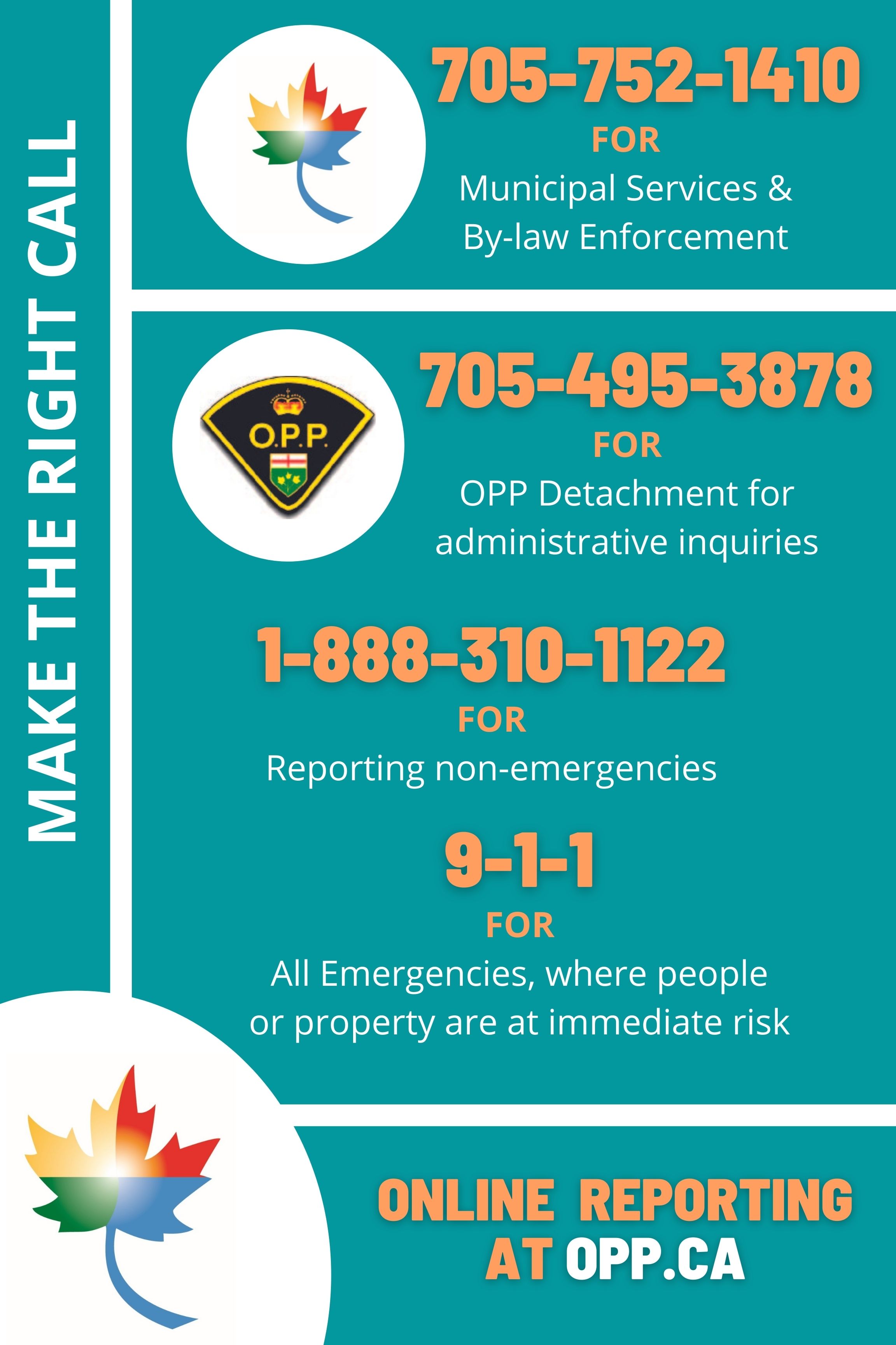OPP Make the Right Call Poster - Revised